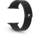 RhinoTech ocelový řemínek milánský tah pro Apple Watch 42 / 44 / 45mm, černá_1547844902