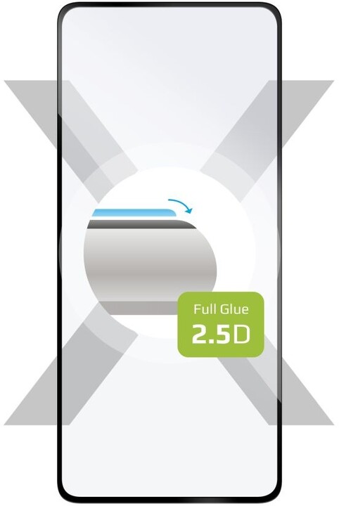 FIXED ochranné sklo Full-Cover pro Xiaomi Poco F5 5G, lepení přes celý displej, černá_522183774