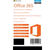 Microsoft Office 365 pro domácnosti 1 rok, bez média - kartička Leporelo MultiL_466241996
