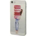 EPICO pružný plastový kryt pro iPhone 5/5S/SE, macrones girl