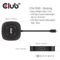 Club3D video hub MST, USB-C - 3x DisplayPort_998500028