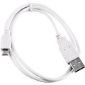 C-TECH kabel USB 2.0 AM/Micro, 1m, bílá