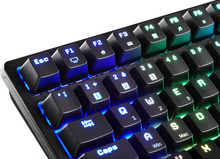 CZC.Gaming Reaper, TTC Red, herní klávesnice, černá_1453411656