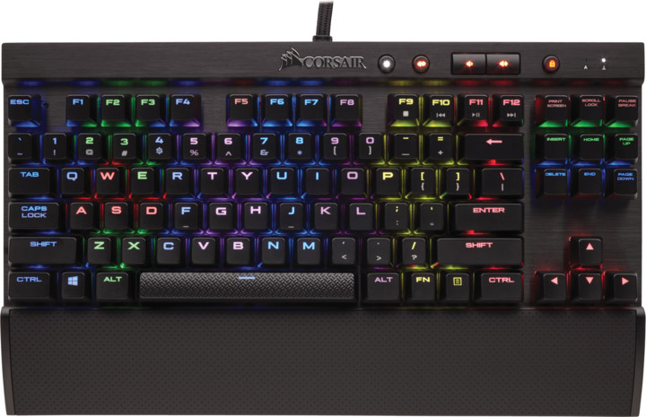 Corsair Gaming K65 RAPIDFIRE RGB LED + Cherry MX SPEED, CZ_474254215