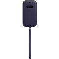 Apple kožený návlek s MagSafe pro iPhone 12 mini, tmavě fialová