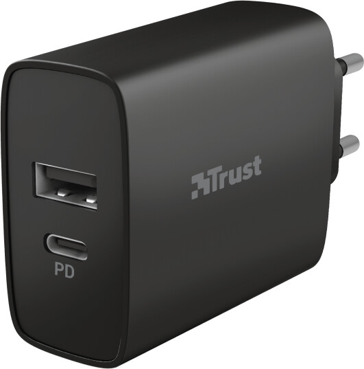 Trust nabíječka Qmax Ultra-Fast, USB + USB-C, PD, 30W_1734594825