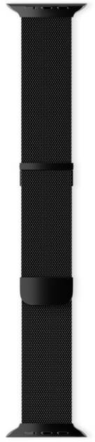 Epico ocelový pásek Milanese+ pro Apple Watch 42/44/45/49mm, černá_1284395513