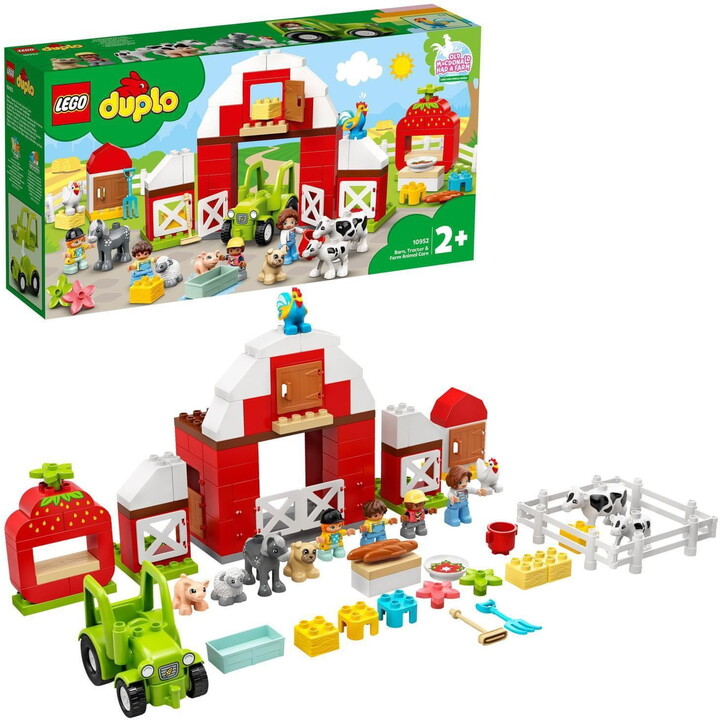 LEGO® DUPLO® Town 10952 Stodola, traktor a zvířátka z farmy_1546368316