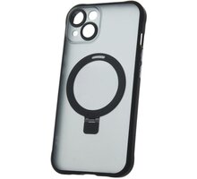 C.P.A. silikonové TPU pouzdro Mag Ring pro iPhone 14, černá GSM172025
