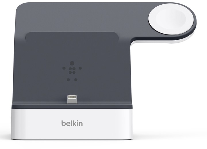 Belkin nabíjecí stojánek pro Apple Watch + iPhone 8/8+/X/Xs/XsMax/Xr - bílý_1974576746