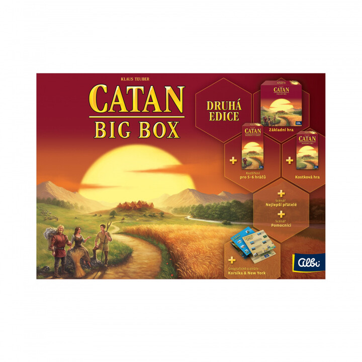 Desková hra Albi Catan: Osadníci z Katanu - Big Box, 2.edice (CZ)_920221737