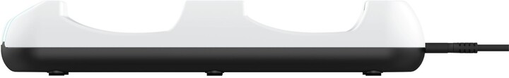 Trust nabíjecí stanice GXT 251 Duo Charge pro PS5 ovladač DualSense, bílá