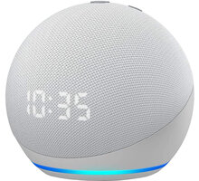 Amazon Echo Dot 4. generace Glacier White s hodinami_875224427