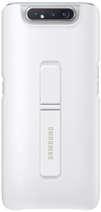 Samsung zadní kryt se stojánkem pro Galaxy A80, bílý_1710696835