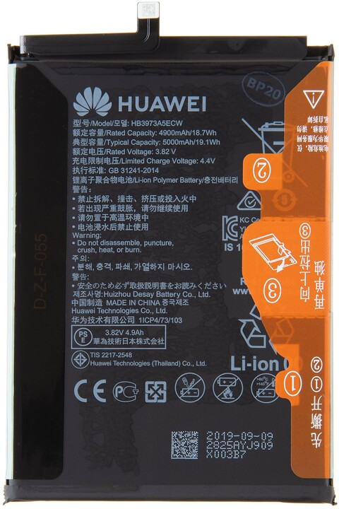Huawei baterie HB3973A5ECW pro mobilní telefon Mate 20x, 5000mAh, Li-Ion_1322047199