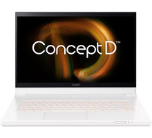 Acer ConceptD 7 Ezel Pro (CC715-72P), bílá Poukaz 200 Kč na nákup na Mall.cz + Garance bleskového servisu s Acerem + Servisní pohotovost – vylepšený servis PC a NTB ZDARMA