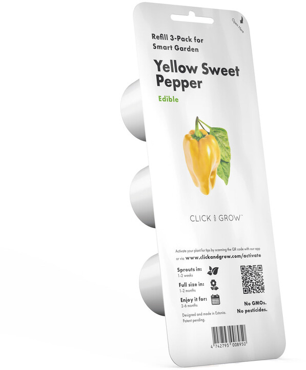Click and Grow sladká žlutá paprika, kapsle se semínky a substrátem 3ks_578156093
