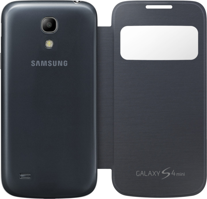 Samsung flipové pouzdro S-view EF-CI919BB pro Galaxy S4 mini, černá_28660790