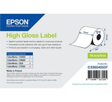 Epson ColorWorks role pro pokladní tiskárny, High Gloss, 76mmx33m C33S045537