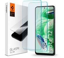Spigen ochranné sklo tR Slim pro Xiaomi Redmi Note 12 5G/POCO X5 5G, 2ks AGL06048