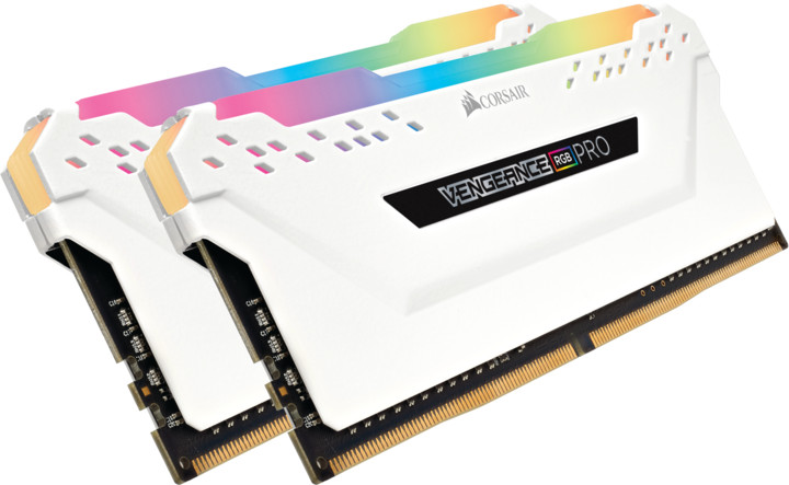 Corsair Vengeance RGB PRO 32GB (4x8GB) DDR4 3200, bílá_1087542999