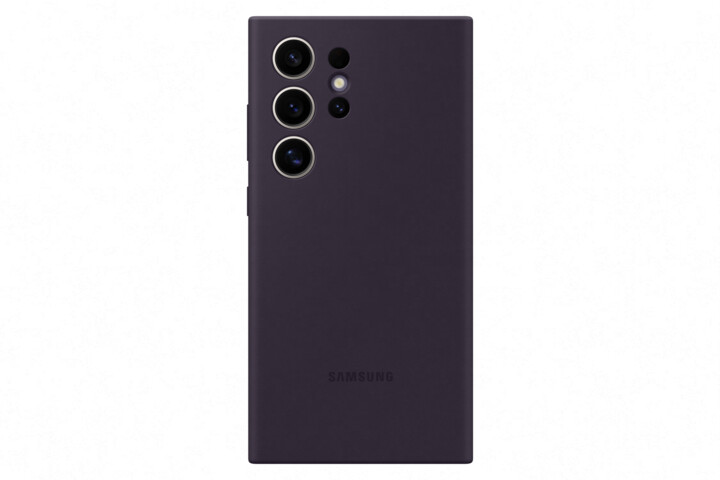Samsung silikonový zadní kryt pro Galaxy S24 Ultra, tmavě fialová_2018975153