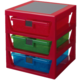 Organizér LEGO, 3 zásuvky, červená_1741488132