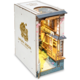 Stavebnice RoboTime miniatura domečku Sakurová ulička, zarážka na knihy, dřevěná, LED_1808488997