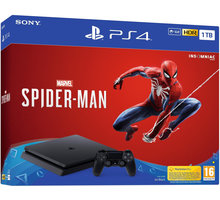 Konzole Sony PS4 Slim, 1TB, černá + Spider-Man v hodnotě 7 490 Kč_415628583