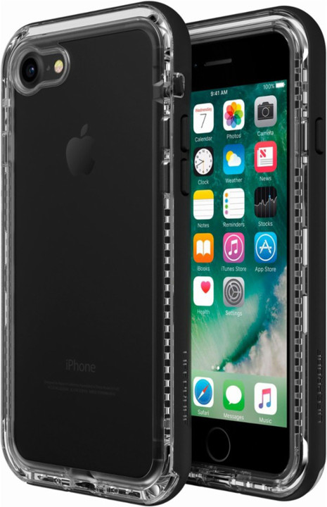 LifeProof Next ochranné pouzdro pro iPhone 7/8 průhledné - černé_1031538658