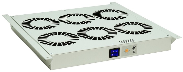 Solarix ventilační jednotka, 2 ventilátory s termostatem. RAL 7035, VJ-R2_544678572