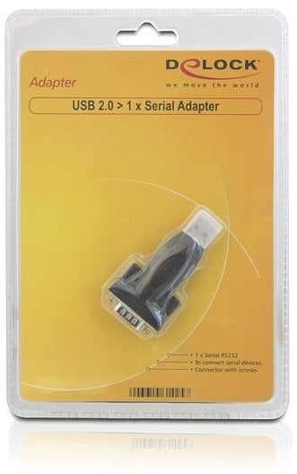DeLock adaptér USB 2.0-&gt;COM DB9_1367495479