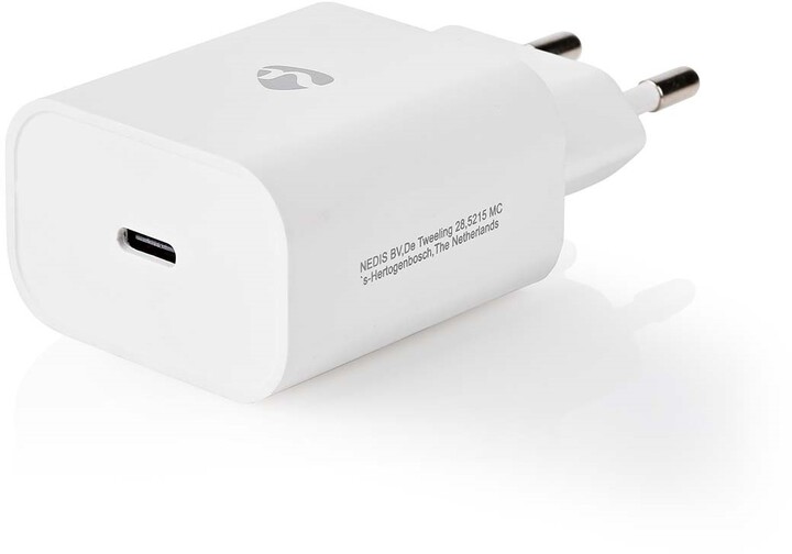 Nedis síťová nabíječka, USB-C, PD, 30W, bílá_306875197