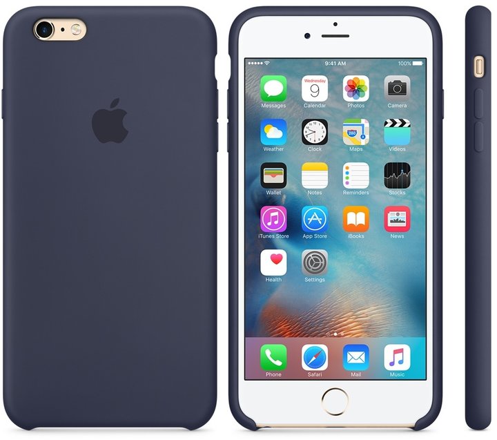 Apple iPhone 6s Plus Silicone Case, tmavě modrá_1820648929