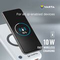 VARTA bezdrátová powerbanka Portable Wireless, 15000mAh_554287568