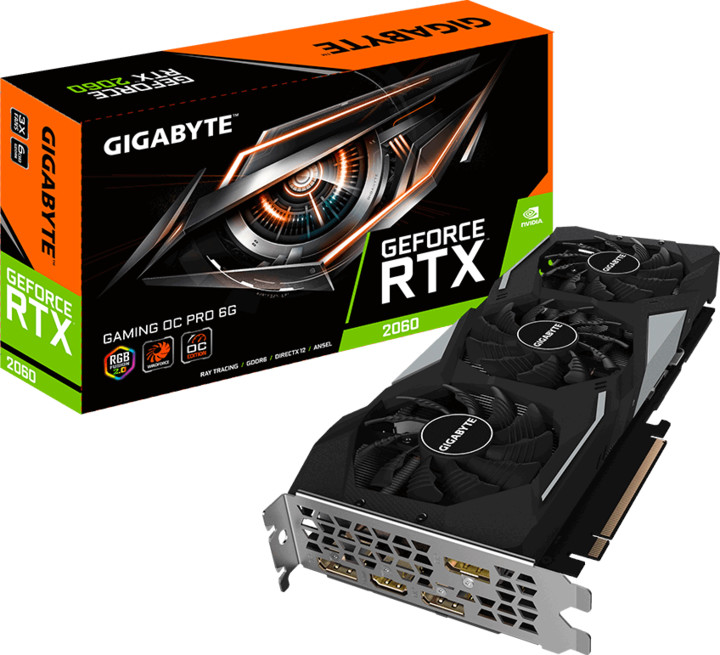 GIGABYTE GeForce RTX 2060 GAMING OC PRO 6G, 6GB GDDR6_57438563