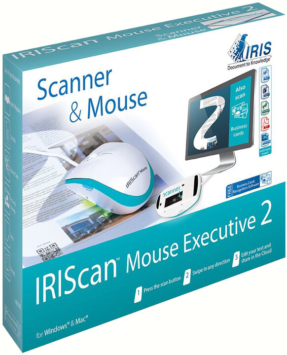 IRIS skener IRISCan Mouse Executive 2 - myš s funkcí skeneru_1349827324