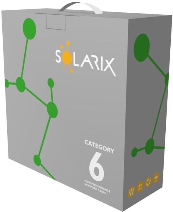 Solarix instalační kabel CAT6 UTP PVC Eca 100m/box_576238412