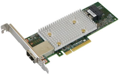 Microsemi Adaptec řadič SmartHBA 2100-8i8e Single, 12Gbps SAS/SATA, 8 portů int., 8 portů ext