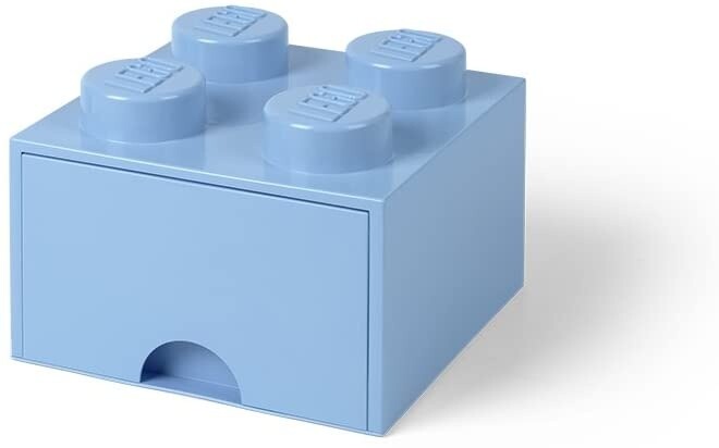 Úložný box LEGO, s šuplíkem, malý (4), světle modrá_1120093648