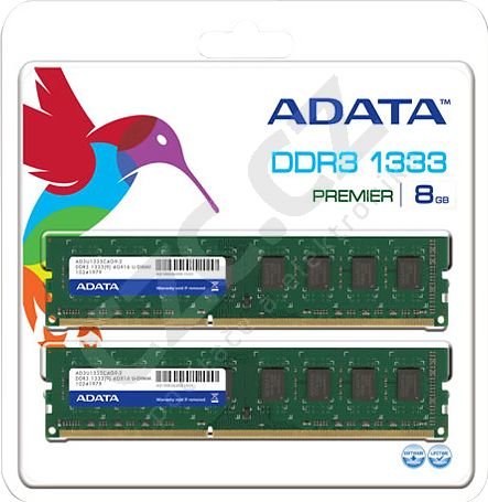 ADATA Premier Pro Series 8GB (2x4GB) DDR3 1333, retail_1549509107