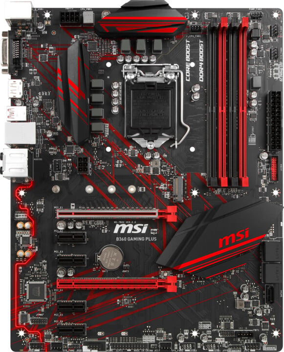 Msi b360 gaming plus совместимость процессоров