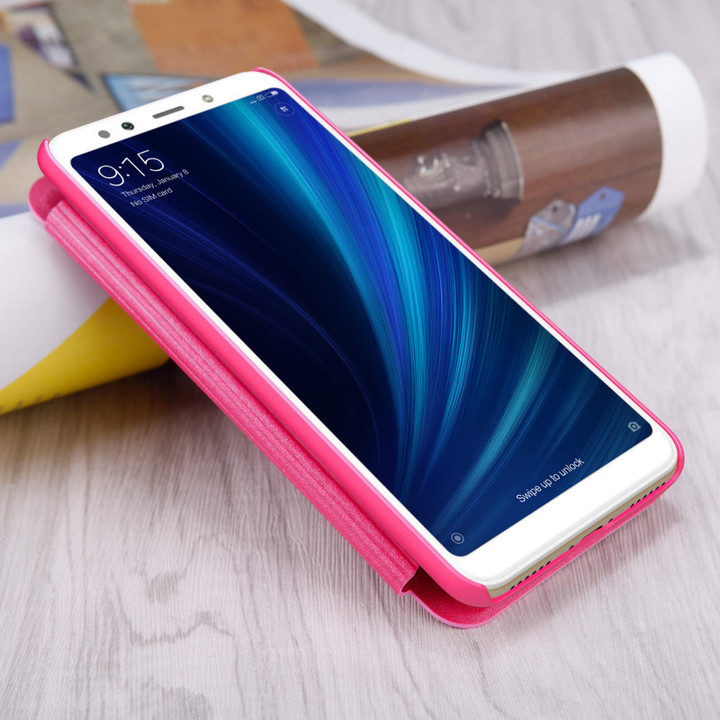 Nillkin Sparkle S-View Pouzdro pro Xiaomi Mi A2, růžový_1646180623