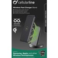 CellularLine Wireless fast charger Stand s USB-C, černý_1148681432