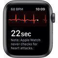 Apple Watch Series 5 GPS, 44mm Space Grey Aluminium Case with Black Sport Band - S/M &amp; M/L_149219397