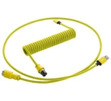 CableMod Pro Coiled Cable, USB-C/USB-A, 1,5m, Dominator Yellow_923576382