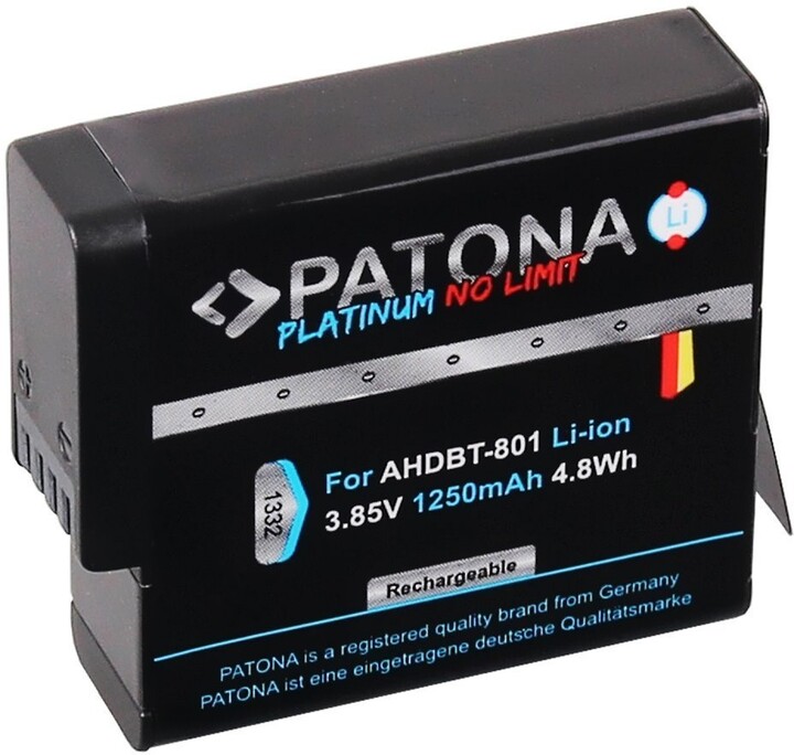 Patona baterie pro digitální kameru GoPro Hero 5/6/7/8 1250mAh Li-Ion Platinum_1024765786