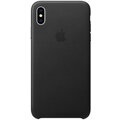 Apple kožený kryt na iPhone XS Max, černá