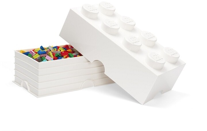 Úložný box LEGO, velký (8), bílá_2049586475