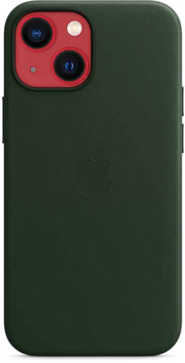 Apple kožený kryt s MagSafe pro iPhone 13 mini, sekvojově zelená_922162972